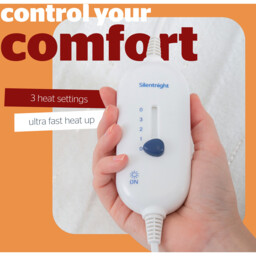 Silentnight Winter Warmer Electric Blanket White Superking - thumbnail 3