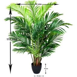 GreenBrokers Artificial Phoenix Palm Tree 115cm - thumbnail 4