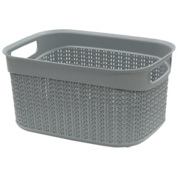 JVL Loop 9L Grey Storage Basket