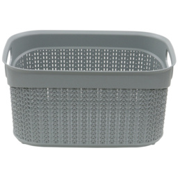 JVL Loop 9L Grey Storage Basket - thumbnail 2