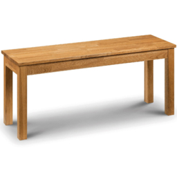 Julian Bowen Coxmoor Oak 4 Seater Rectangular Dining Bench Set - thumbnail 4