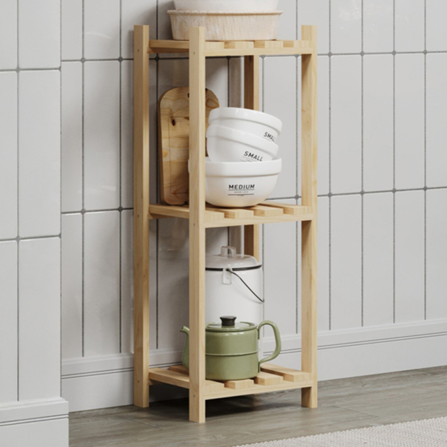 Core Products 3 Shelf Narrow Slatted Storage Unit - image 1