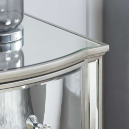 Birlea Elysee 2 Drawer Mirrored Bedside Table - thumbnail 4