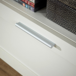 Home Source Latham 3 Drawer White Gloss Storage Unit - thumbnail 3