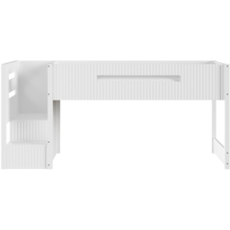 Flair Luca White Ribbed Mid Sleeper - thumbnail 3