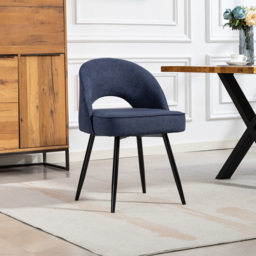 Artemis Home Ashley Set of 2 Denim Tufted Dining Chairs - thumbnail 4