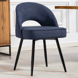 Artemis Home Ashley Set of 2 Denim Tufted Dining Chairs - thumbnail 1