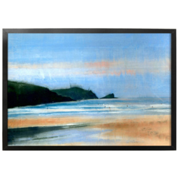 Laura Ashley Coastal Breeze Black Frame Wall Art 70 x 100cm - thumbnail 1
