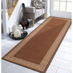 Smart Living Greekey Brown and Beige Gel Back Non-Slip Door Mat 40 x 60cm - thumbnail 3