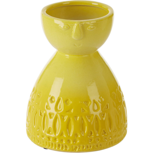 Premier Housewares Yellow Mimo Ceramic Vase Small - image 1