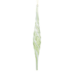 Single Candy Cane Lane Swirl Christmas Droplet Bauble 30cm in Assorted styles - thumbnail 2