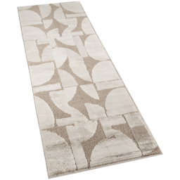 Desire Rugs Hamilton Abstract Motif Mocha Rug 60 x 220cm - thumbnail 1
