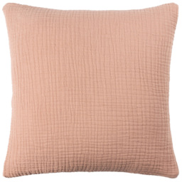 Yard Lark Pink Clay Muslin Cotton Cushion - thumbnail 1