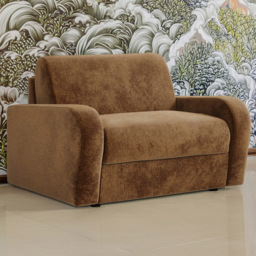 Jay-Be Deco Cosy Chenille Cork Snuggler Sofa Bed with e-Sprung Mattress - thumbnail 1