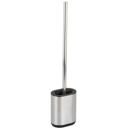Bathstore Silver Flat Toilet Brush Holder - thumbnail 1