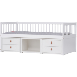 Noa and Nani Lottie Classic White Mid Sleeper Cabin Bed with Underbed Storage - thumbnail 2