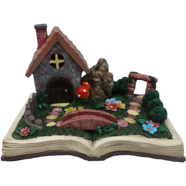 Light Up Fairy Garden Book Decoration - image 1