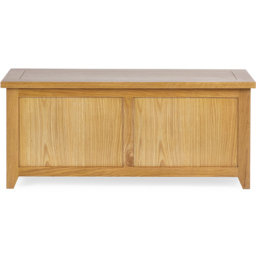 Julian Bowen Mallory Oak Storage Bench - thumbnail 3