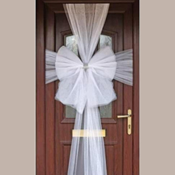 Marco Paul Diamante Christmas White Door Bow 45 x 246cm - thumbnail 2