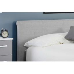 Stratus Grey Double Polyester Bed Frame - thumbnail 3