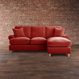 The Victoria 3 Seater Apricot Right Hand Chaise Sofa - thumbnail 3