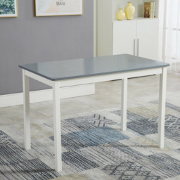 Grey 4 Seater Solid Wooden Dining Set - thumbnail 3