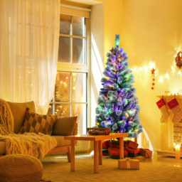 StarBright Pre Lit Illuminated LED Artificial Christmas Tree 6ft - thumbnail 2
