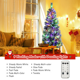 StarBright Pre Lit Illuminated LED Artificial Christmas Tree 6ft - thumbnail 4