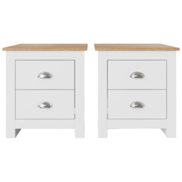 GFW Lancaster 4 Piece White Bedroom Furniture Set - thumbnail 4