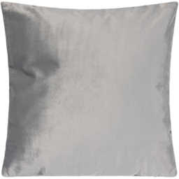 Alan Symonds Plain Velvet Silver Cushion with Polyester Filled Pad 45 x 45cm 4 Pack