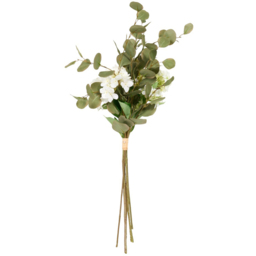 Artificial Peony Hydrangea Eucalyptus Bouquet - thumbnail 2
