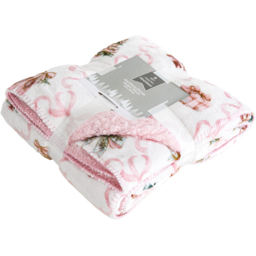 Christmas Charm Sherpa Throw