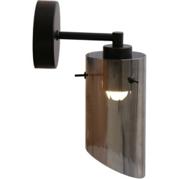 Bodhi Black Battery Operated Wall Light