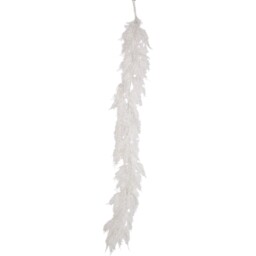 White Pineceder with Glitter Garland - thumbnail 2