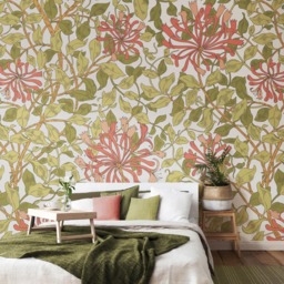 Origin Murals Honeysuckle Pink Wall Mural - thumbnail 1