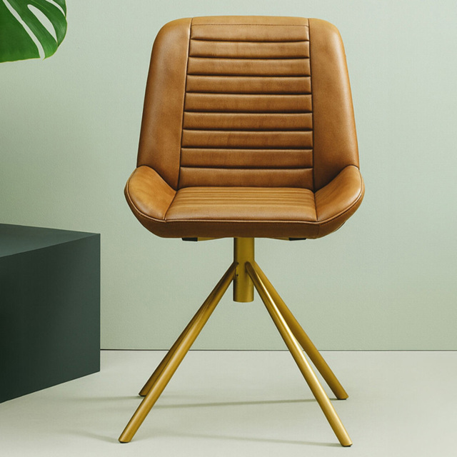 Premier Housewares Buffalo Brown Leather Chair - image 1