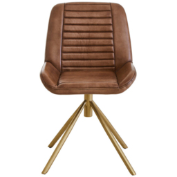 Premier Housewares Buffalo Brown Leather Chair - thumbnail 3