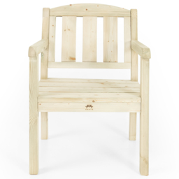 AMATA Ungurs Green Wooden Garden Chair - thumbnail 2