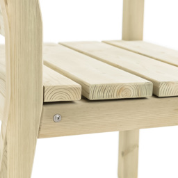AMATA Ungurs Green Wooden Garden Chair - thumbnail 3
