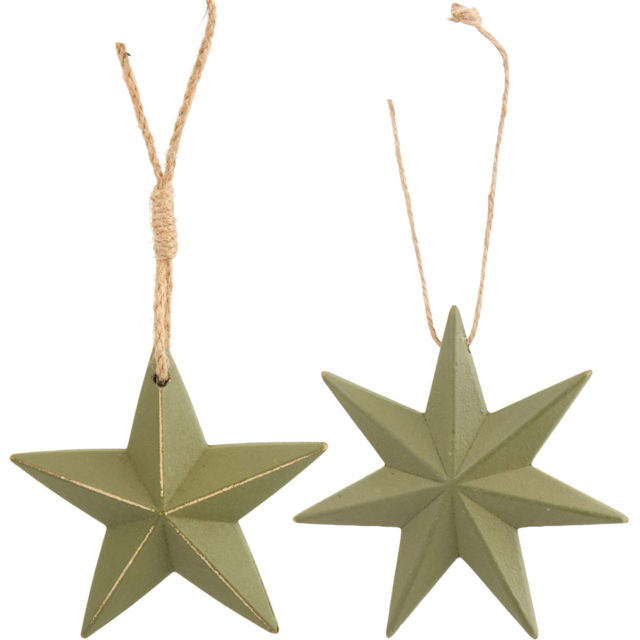 Wooden Green Star Green - image 1