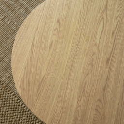 Julian Bowen Ollie Natural Oak Round Coffee Table - thumbnail 4