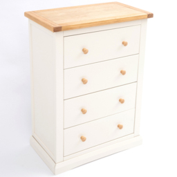 Cabinet Bits Castelli 4 Drawer Chest of Drawers with Wooden Knob - thumbnail 4