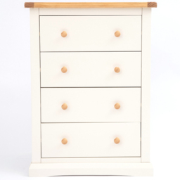 Cabinet Bits Castelli 4 Drawer Chest of Drawers with Wooden Knob - thumbnail 2