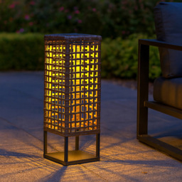 Lighting Collection IP44 Laguna Solar Outdoor Lantern - thumbnail 2