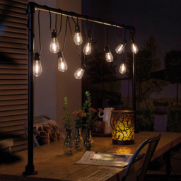 Luxform Solar Powered Vogue Flame Table Light - thumbnail 4
