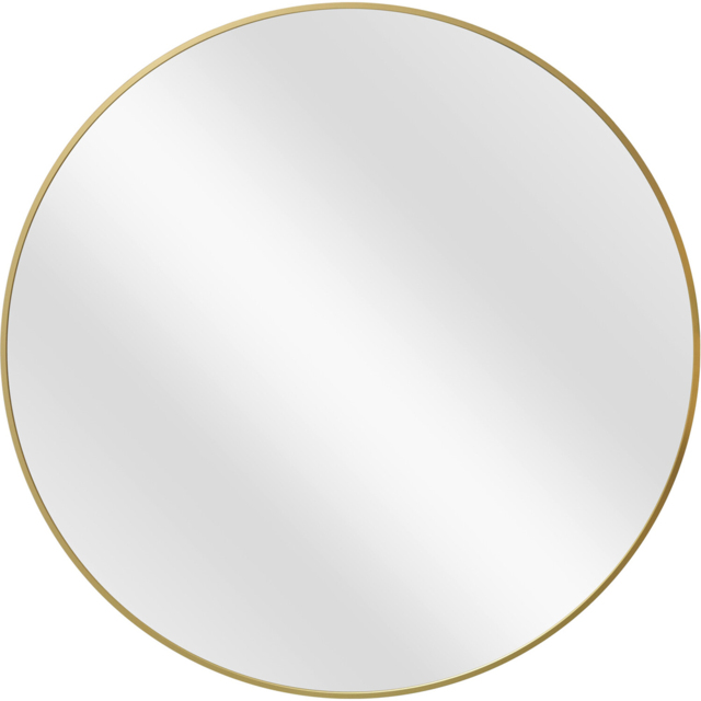 Metal Round Mirror Gold - image 1