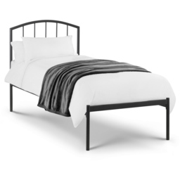 Julian Bowen Onyx Single Black Metal Bed Frame - thumbnail 2