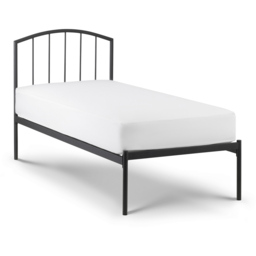 Julian Bowen Onyx Single Black Metal Bed Frame - thumbnail 3