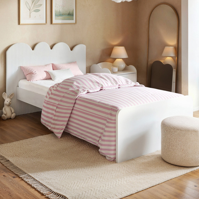 Flair Calista White Single Bed - image 1