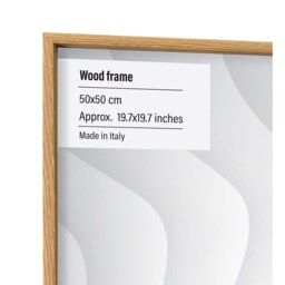 Wood Photo Frame - 50x50cm - Oak - thumbnail 2